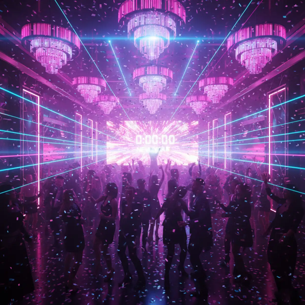 Free Download New Year Party Background Png Jpg Format - High Quality New Year Party Background Hd PNG Image