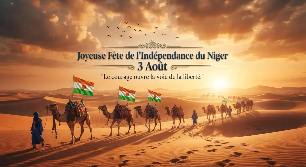 Free Download Niger Independence Day Facebook Cover With Flag - High Quality Niger Independence Day 2026 Image