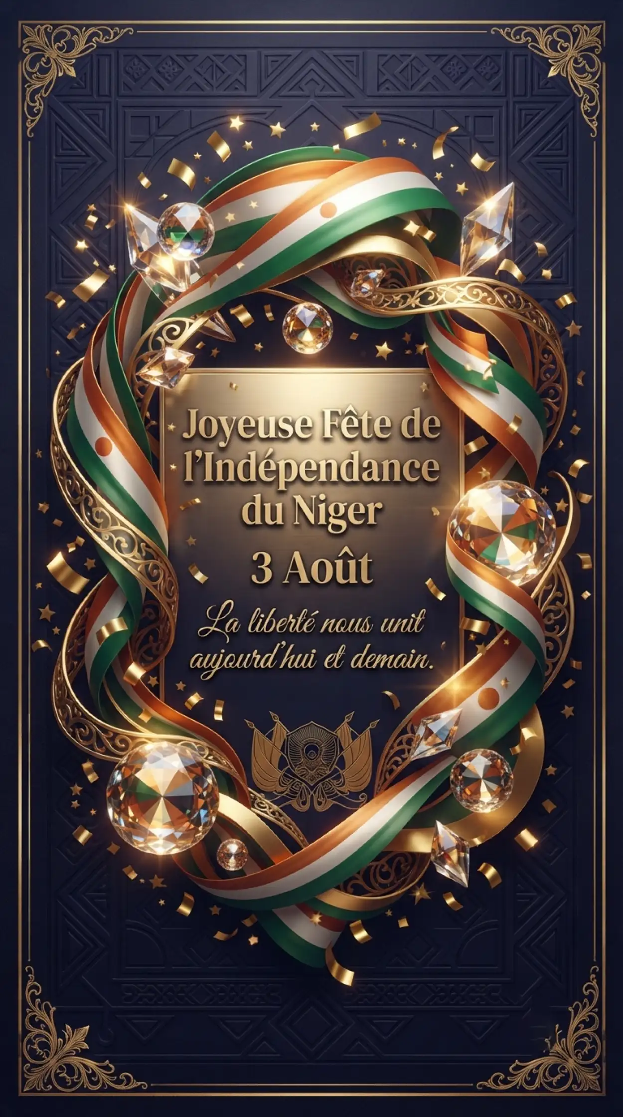 Free Download Niger Independence Day Flyer Psd - High Quality Niger Independence Day 2026 Image
