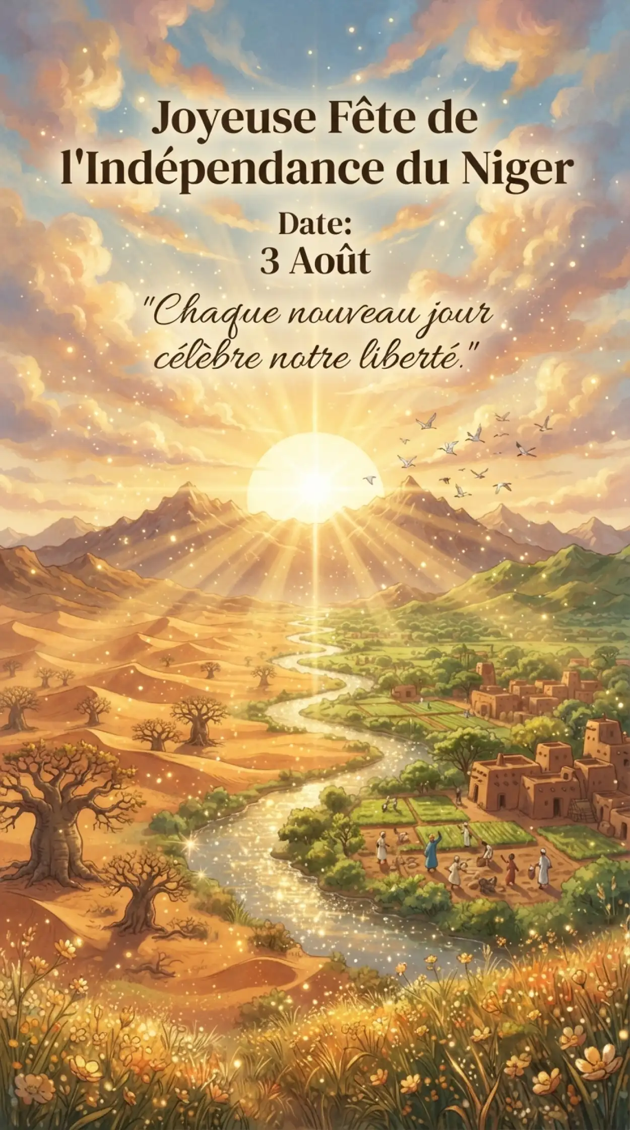 Free Download Niger Independence Day Instagram Story With Quotes - High Quality Niger Independence Day 2026 Image