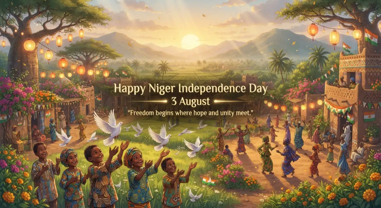 Free Download Niger Independence Day Social Media Template - High Quality Niger Independence Day 2026 Image