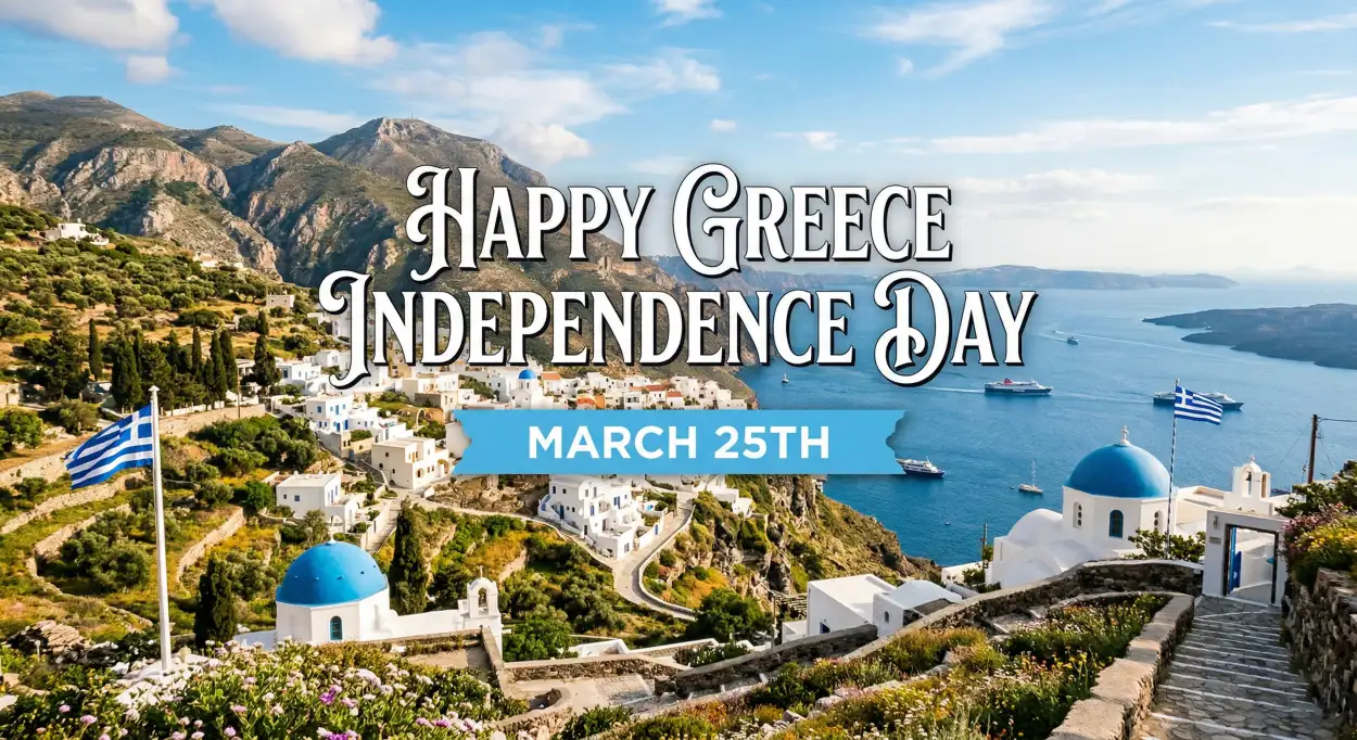 Free Download Office Celebration Ideas Greek Independence Day - High Quality Happy Greece Independence Day 2026 Image