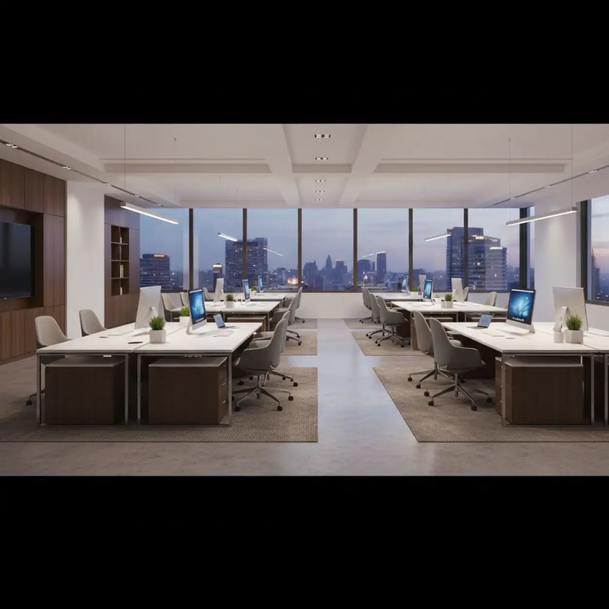 Free Download Office Interior Background With Corporate Style - High Quality Office Interior Design Background Background