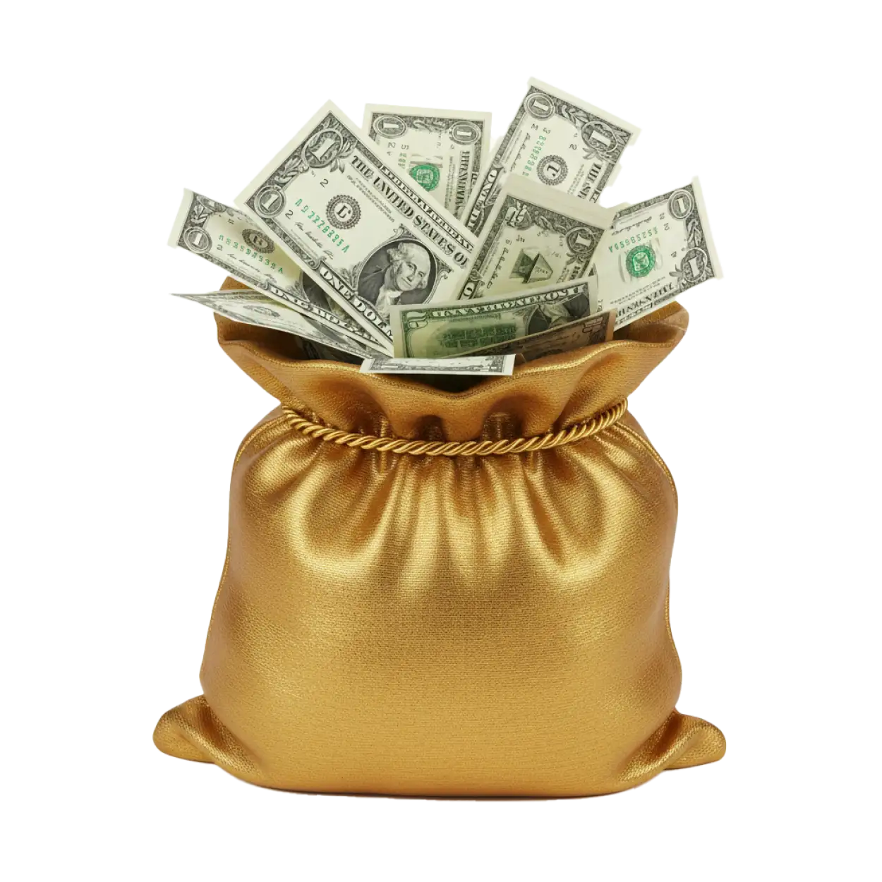 Free Download Old Vintage Money Bag Png - High Quality Money Bag Png PNG Image