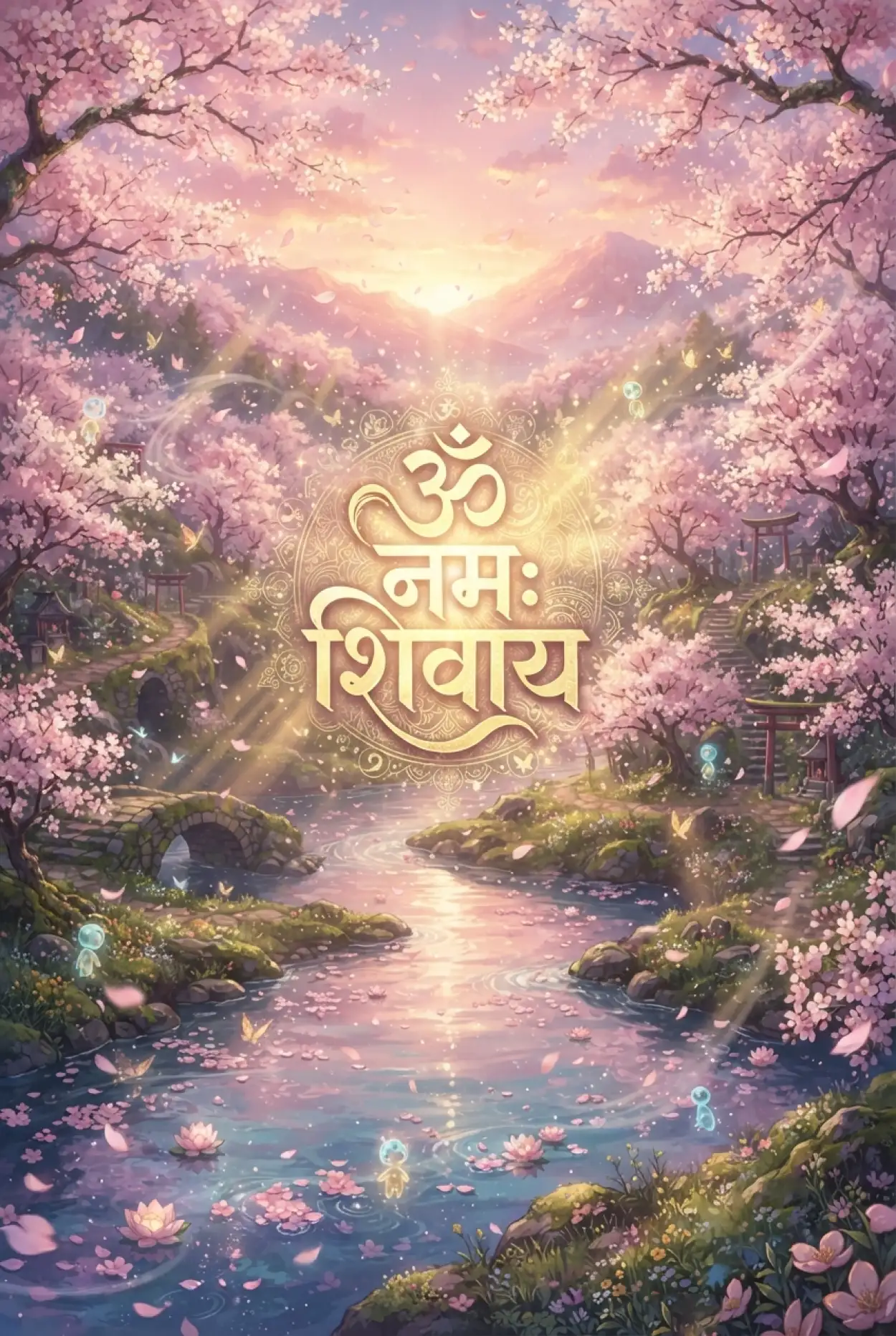 Free Download Om Namah Shivaya Floral Wallpaper - High Quality Om Namah Shivaya Wallpaper Image