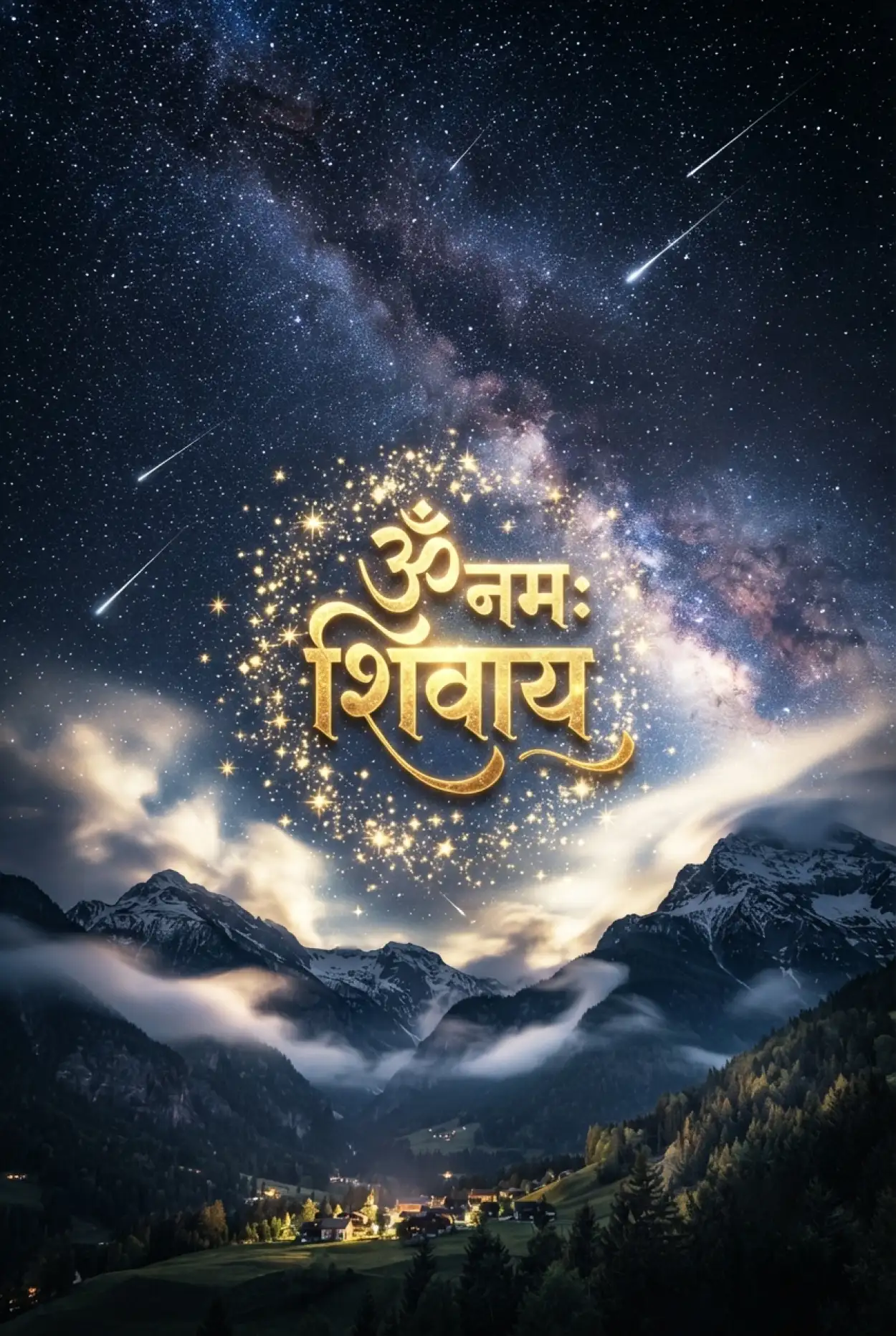 Free Download Om Namah Shivaya Galaxy Background Wallpaper - High Quality Om Namah Shivaya Wallpaper Background Image