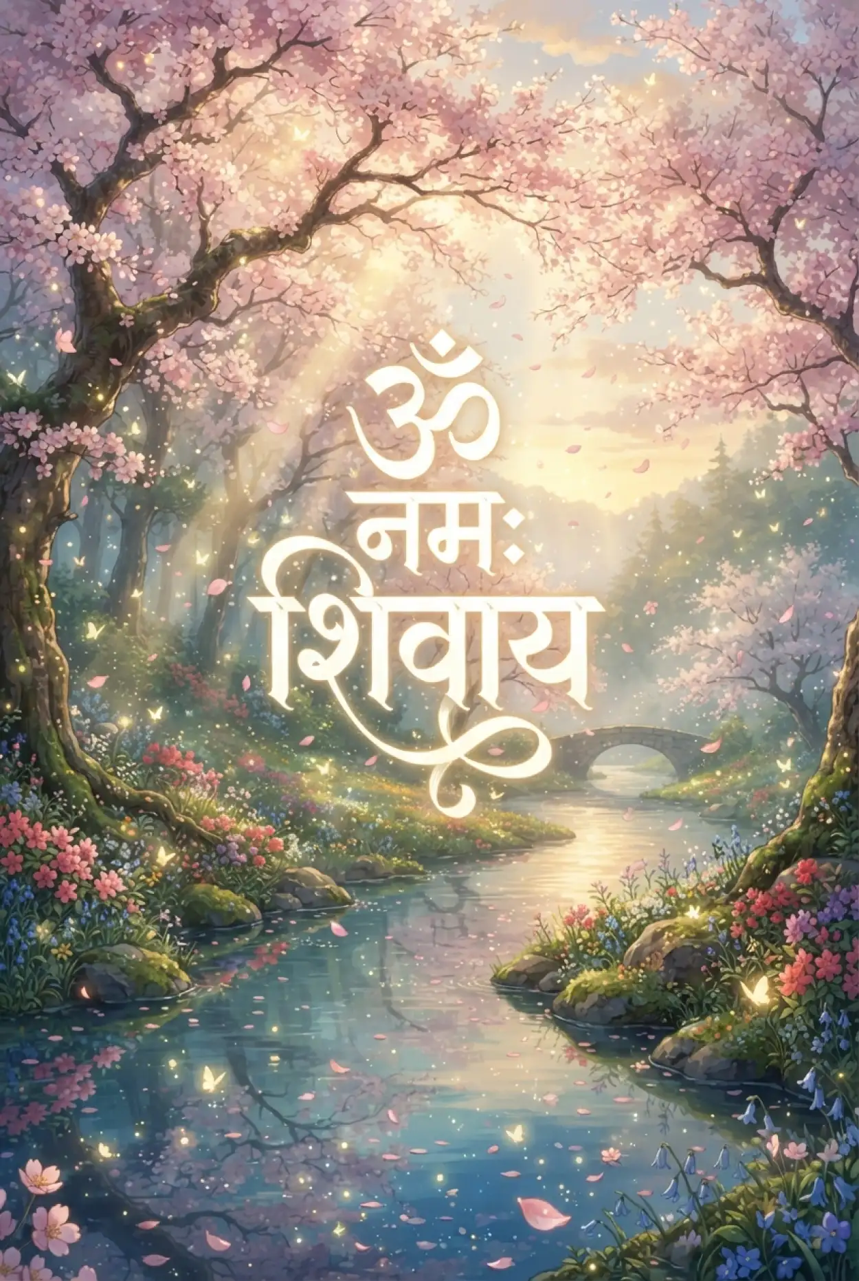 Free Download Om Namah Shivaya Ghibli Style Wallpaper - High Quality Om Namah Shivaya Wallpaper Image