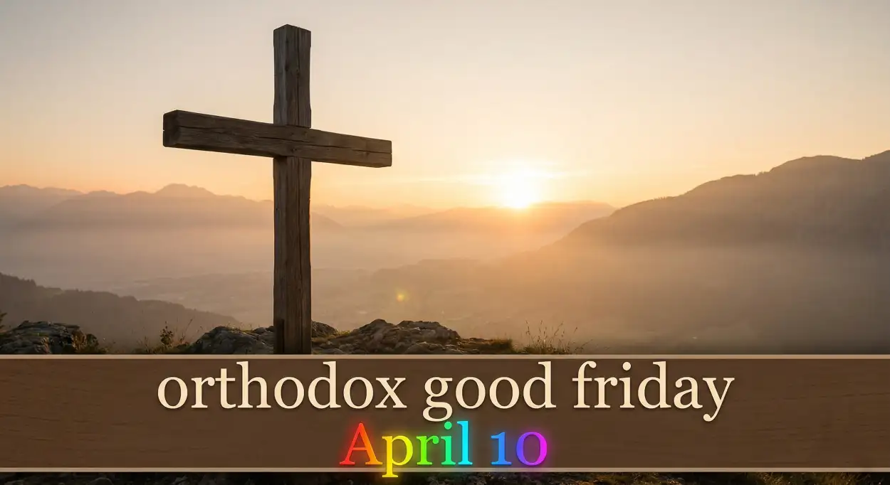 Free Download Orthodox Good Friday 2026 April 10 Significance And Meaning - High Quality Orthodox Good Friday Image