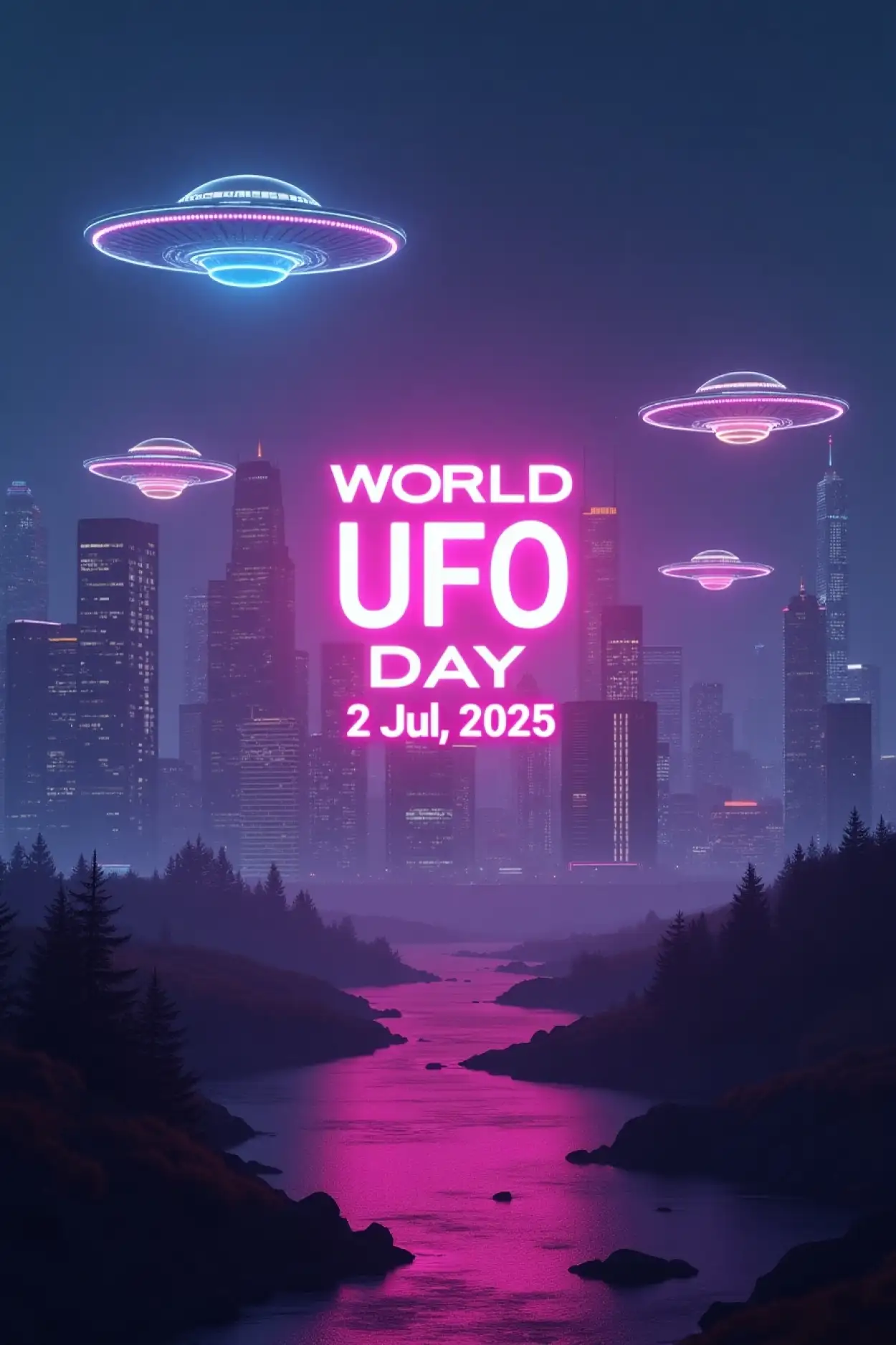 Outer Space World Ufo Day Image - Royalty Free World UFO Day 2025 Image | Pngmagic Free Download Outer Space World Ufo Day Image - High Quality World UFO Day 2025 Background