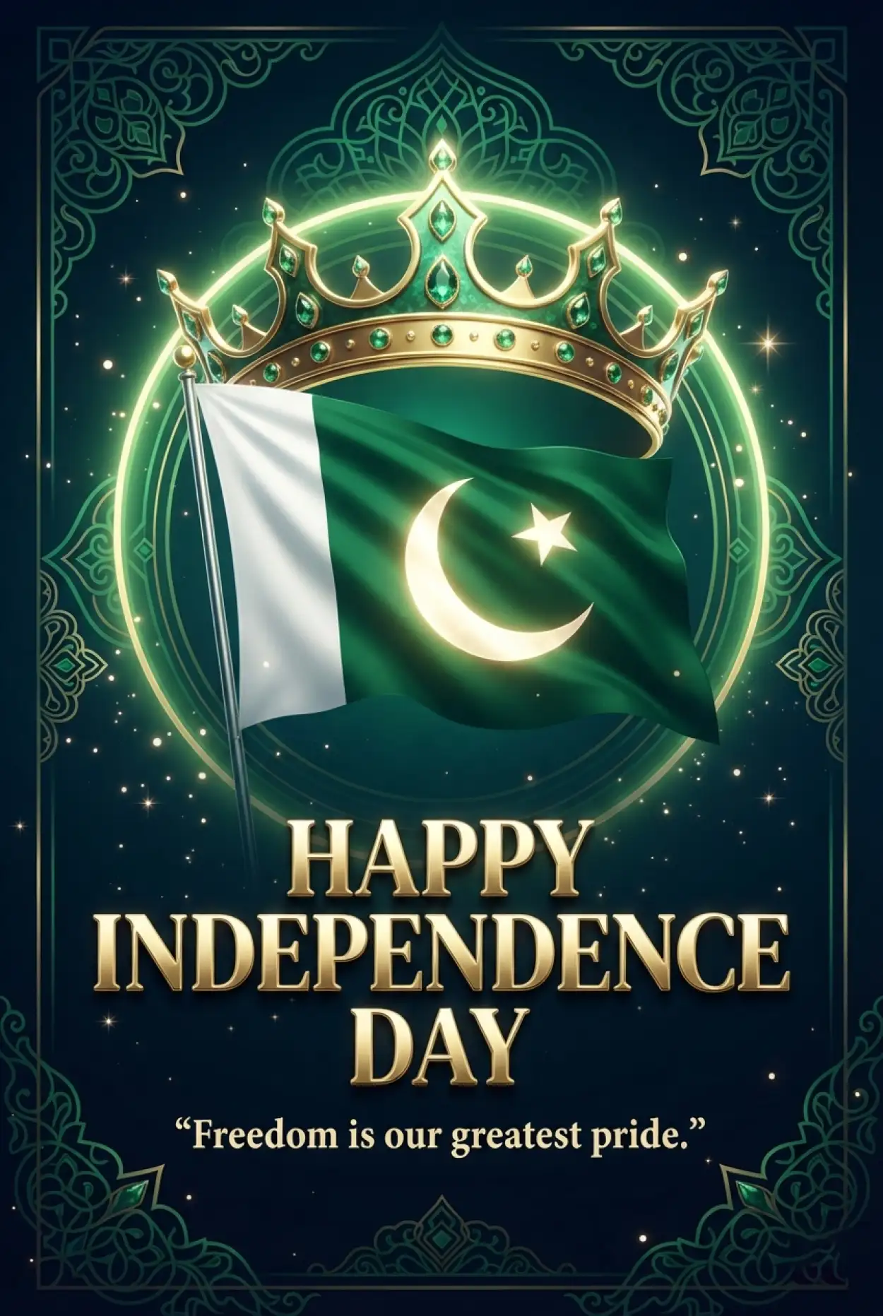 Free Download Pakistan Flag Independence Day Facebook Post - High Quality Pakistan Independence Day 2026 Image