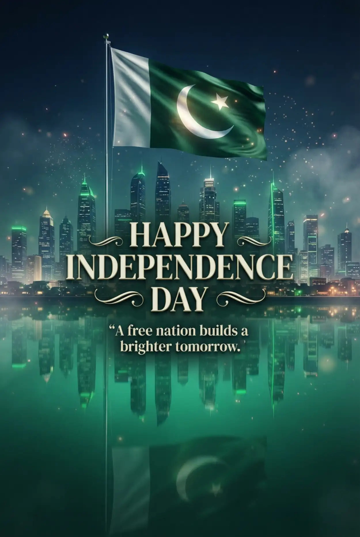 Free Download Pakistan Independence Day 2026 Business Flyer - High Quality Pakistan Independence Day 2026 Image