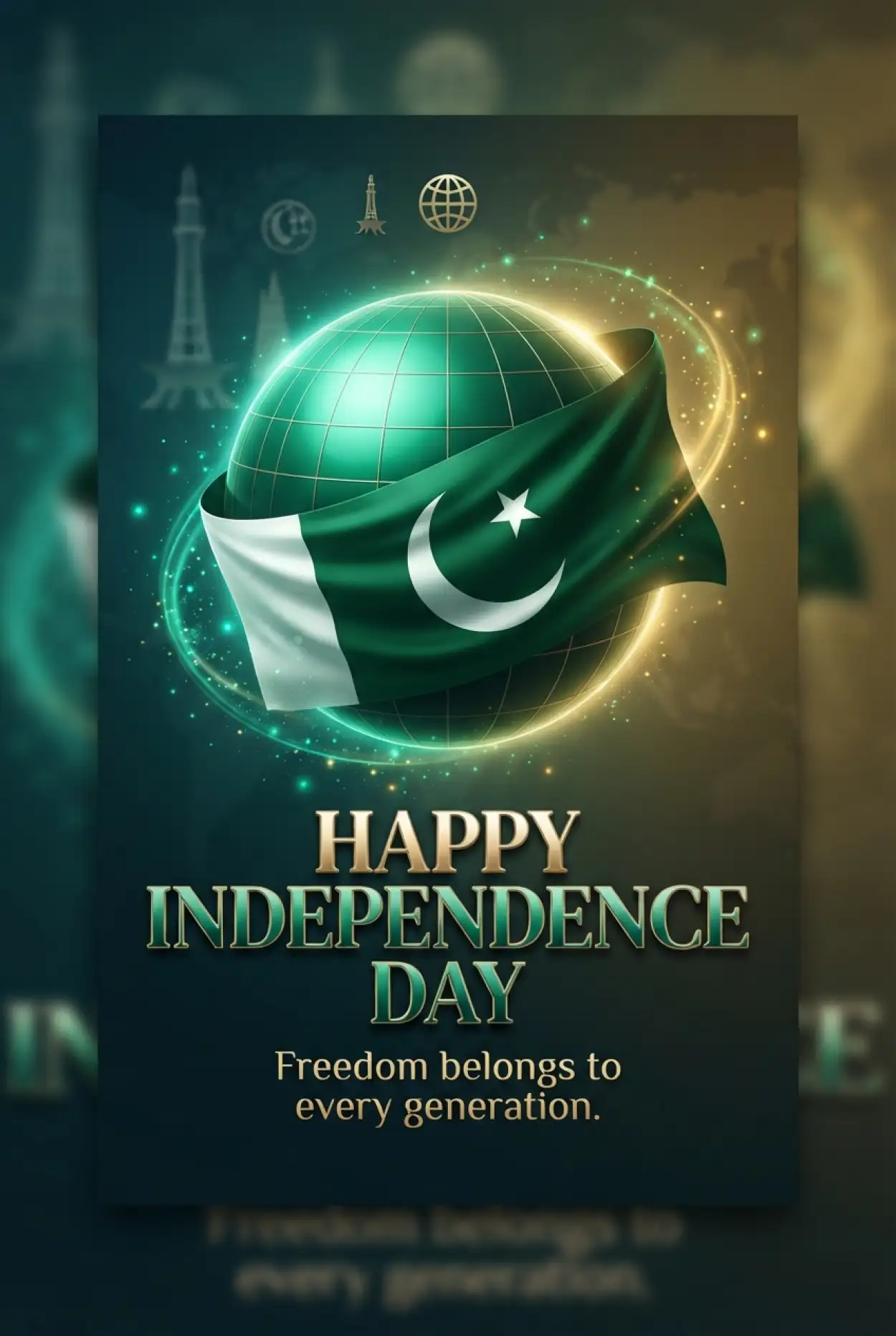 Free Download Pakistan Independence Day 2026 Creative Banner - High Quality Pakistan Independence Day 2026 Image