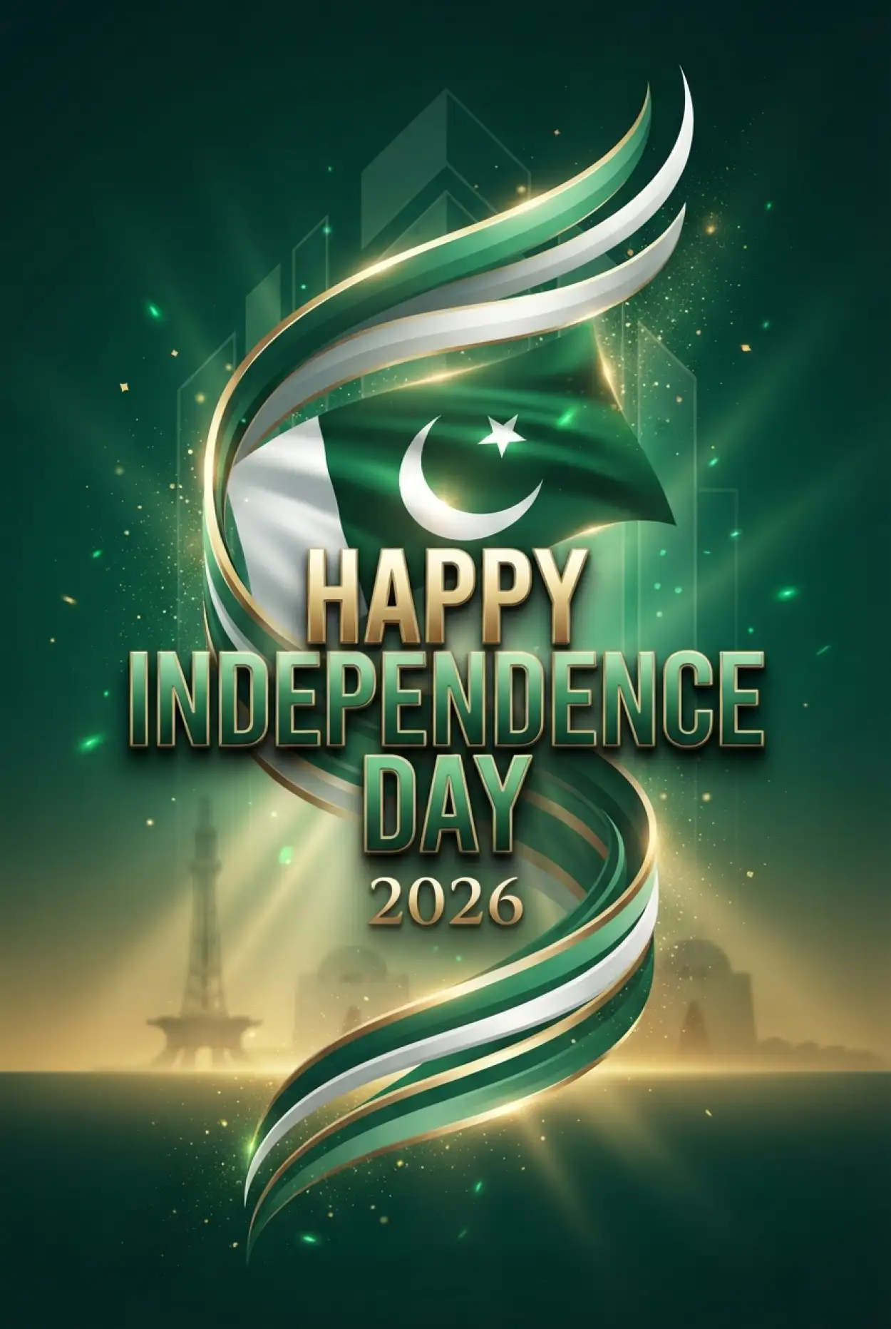 Free Download Pakistan Independence Day 2026 Design - High Quality Pakistan Independence Day 2026 Image