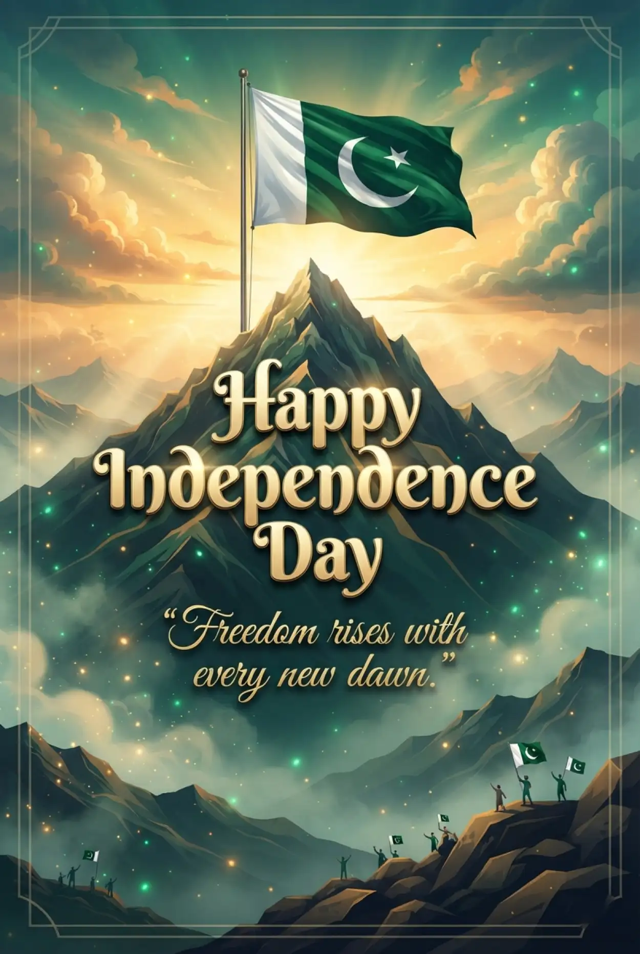 Free Download Pakistan Independence Day 2026 Modern Poster - High Quality Pakistan Independence Day 2026 Image