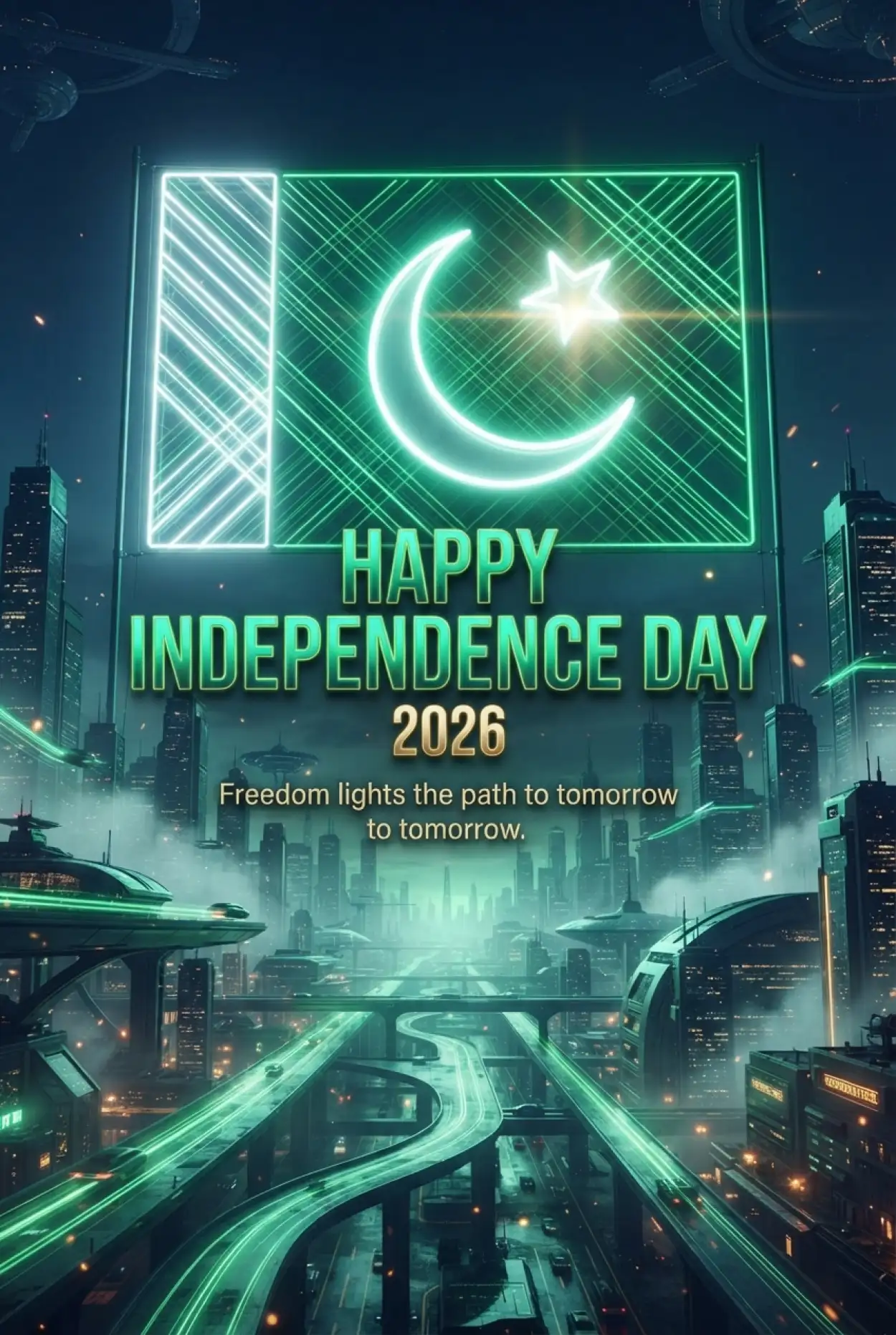 Free Download Pakistan Independence Day 2026 Template - High Quality Pakistan Independence Day 2026 Image