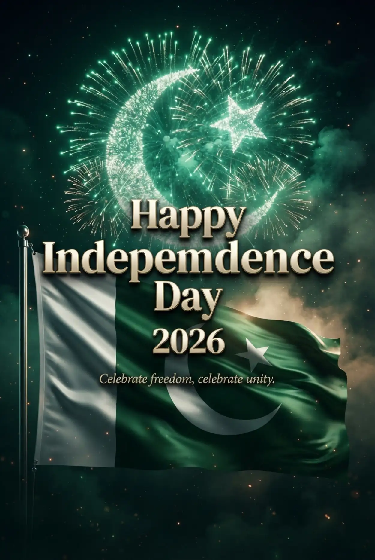 Free Download Pakistan Independence Day 2026 Text Png - High Quality Pakistan Independence Day 2026 Transparent PNG
