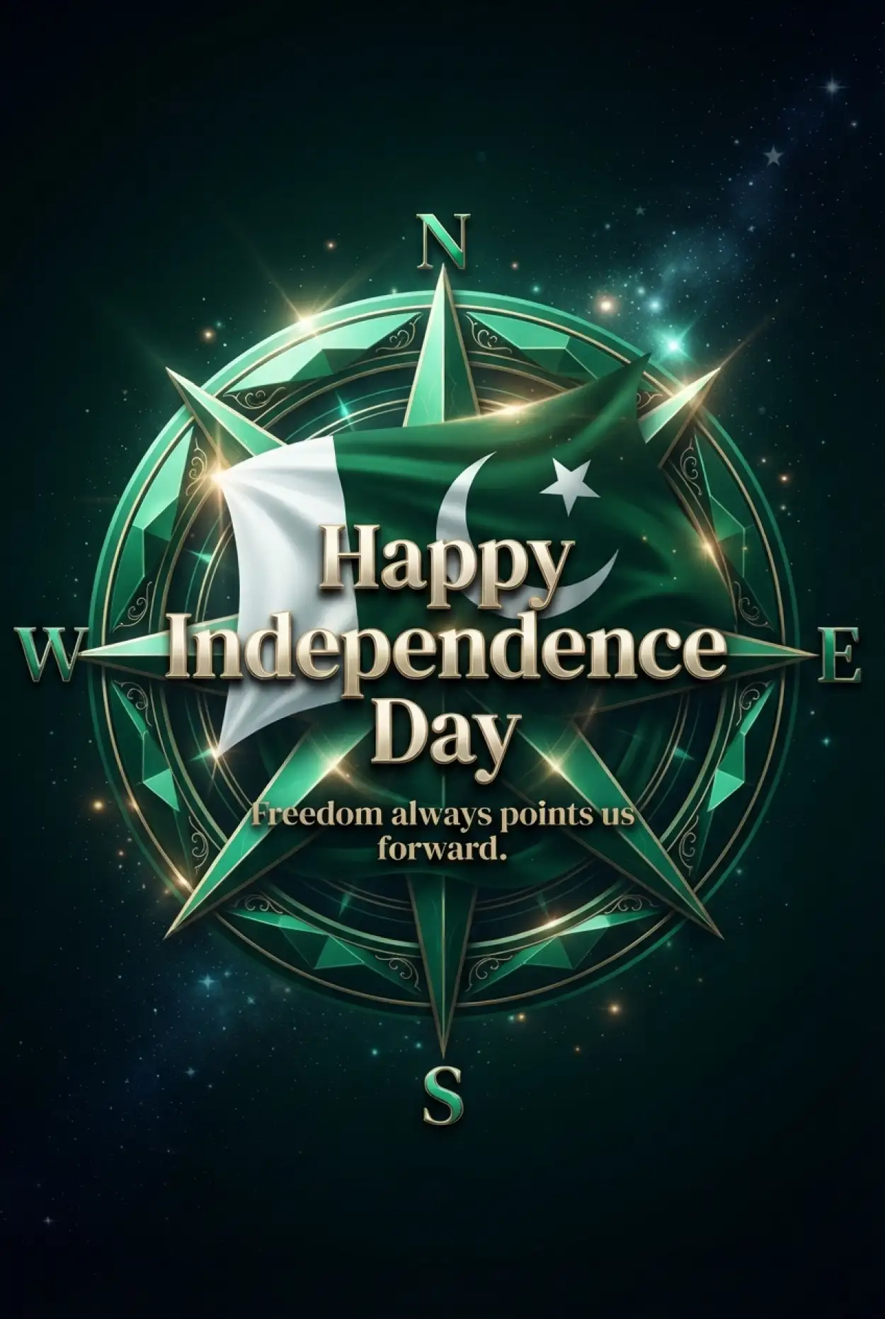 Free Download Pakistan Independence Day Whatsapp Status Design - High Quality Pakistan Independence Day 2026 Image
