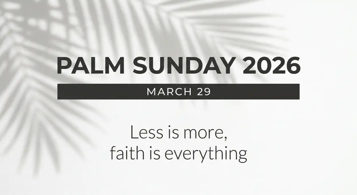 Free Download Palm Sunday 2026 Inspirational Quotes - High Quality Palm Sunday 2026 Image