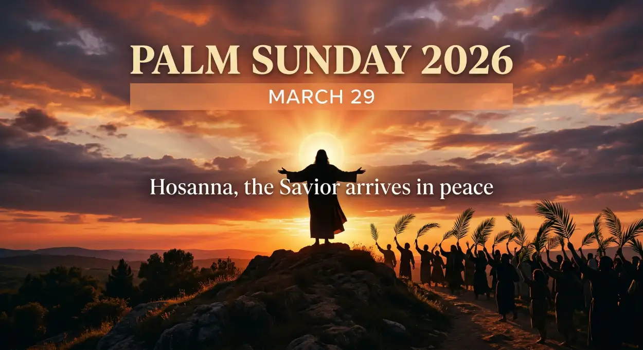 Free Download Palm Sunday 2026 Prayer Service Outline - High Quality Palm Sunday 2026 Image