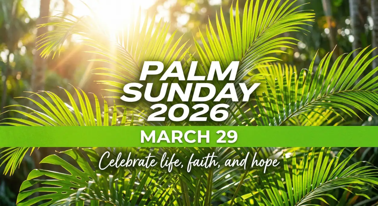 Free Download Palm Sunday 2026 Sermon Outline Pdf - High Quality Palm Sunday 2026 Image