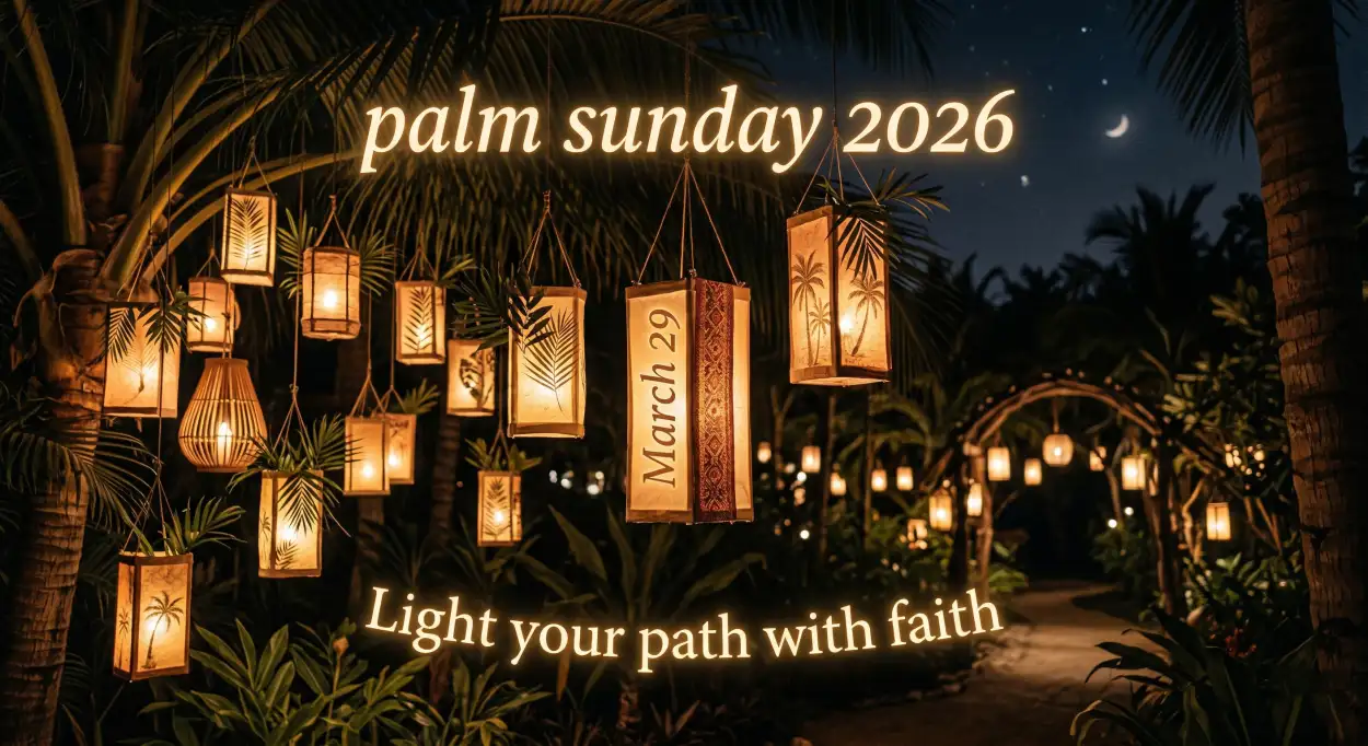 Free Download Palm Sunday 2026 Short Wishes Messages - High Quality Palm Sunday 2026 Image