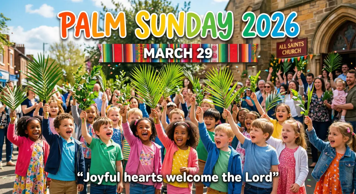 Free Download Palm Sunday 2026 Sunday School Activities - High Quality Palm Sunday 2026 Image