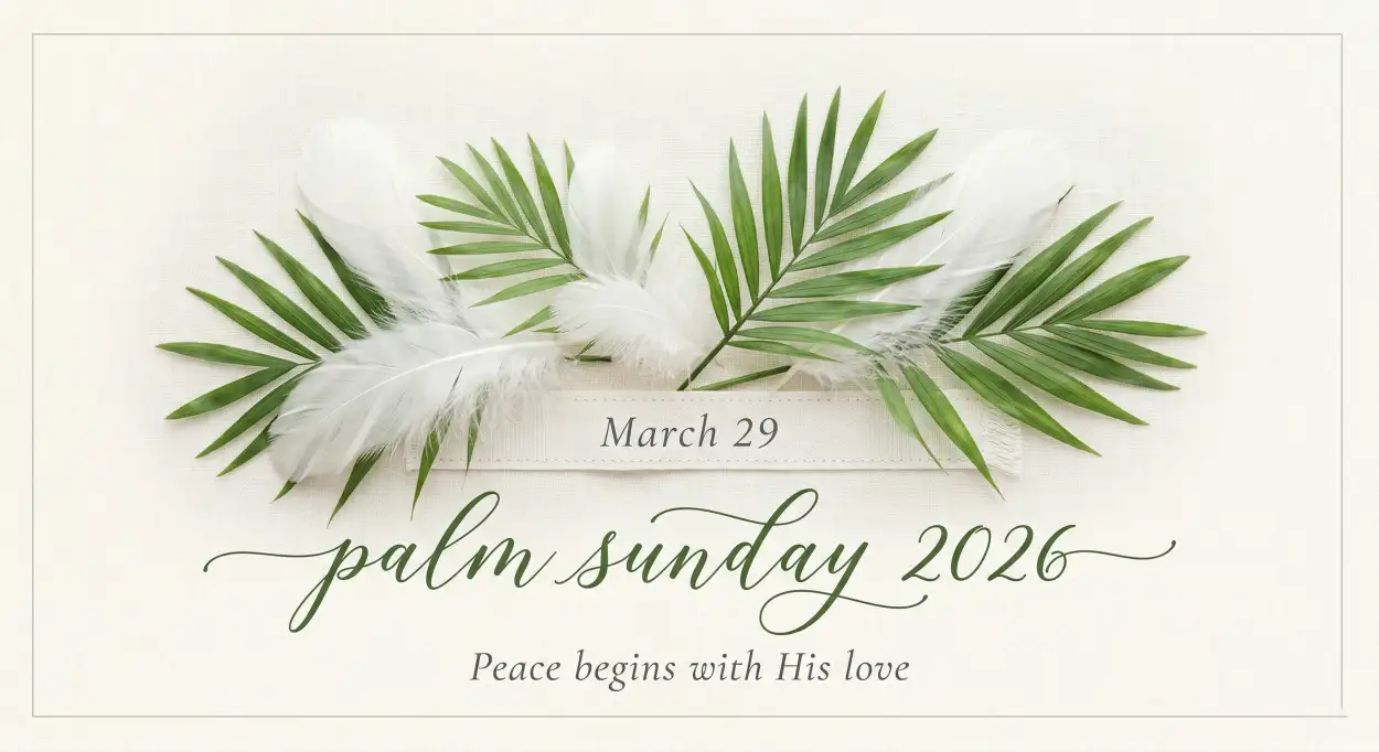Free Download Palm Sunday 2026 Transparent Background Images - High Quality Palm Sunday 2026 Background Image