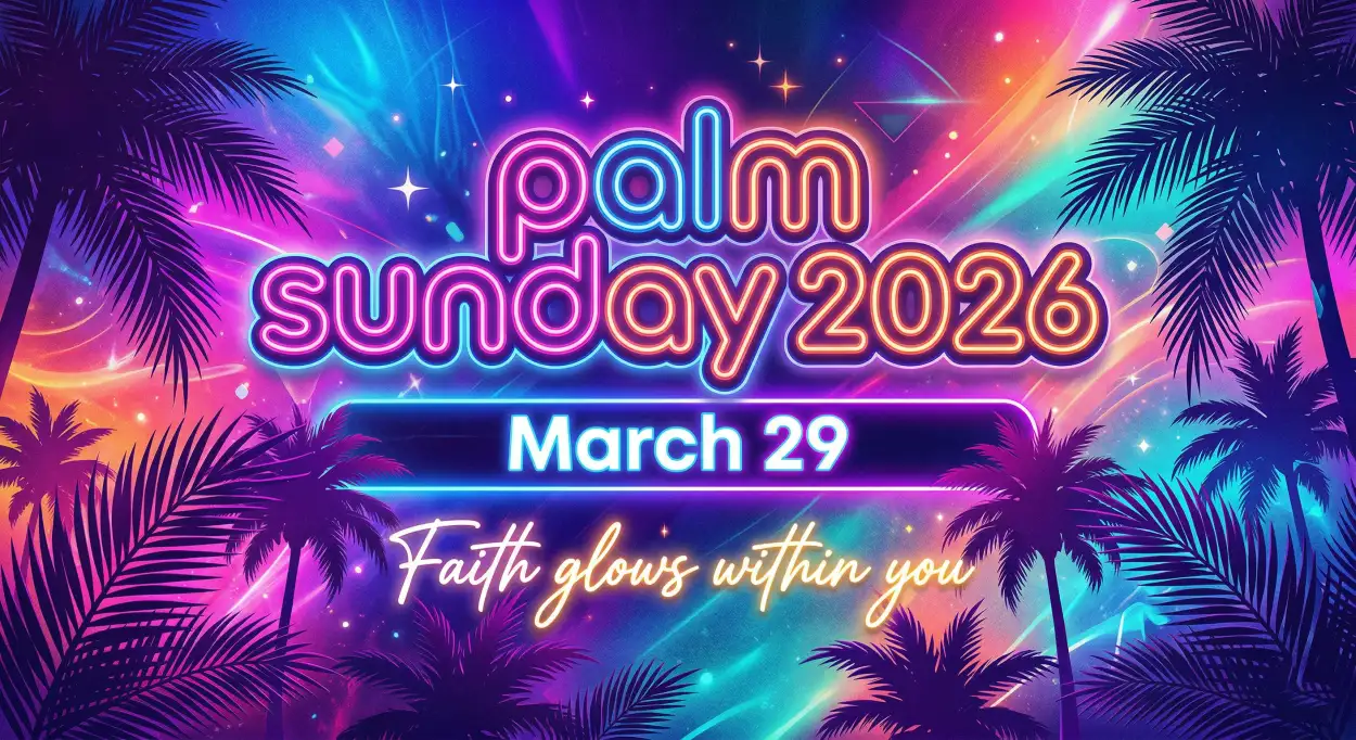 Free Download Palm Sunday 2026 Trending Hashtags - High Quality Palm Sunday 2026 Image
