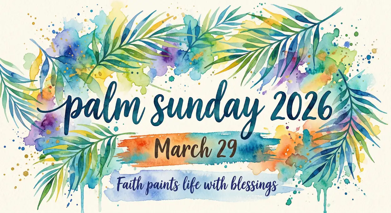 Free Download Palm Sunday 2026 Wishes For Whatsapp - High Quality Palm Sunday 2026 Image