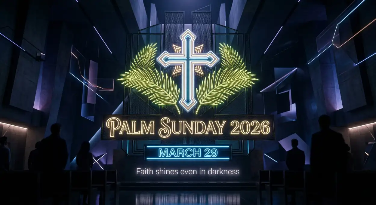 Free Download Palm Sunday 2026 Youtube Thumbnail Design - High Quality Palm Sunday 2026 Background Image