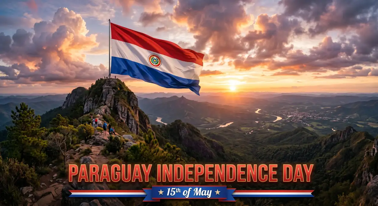 Free Download Paraguay Independence Day 2026 Flag Wallpaper - High Quality Paraguay Independence Day 2026 Wishes Image