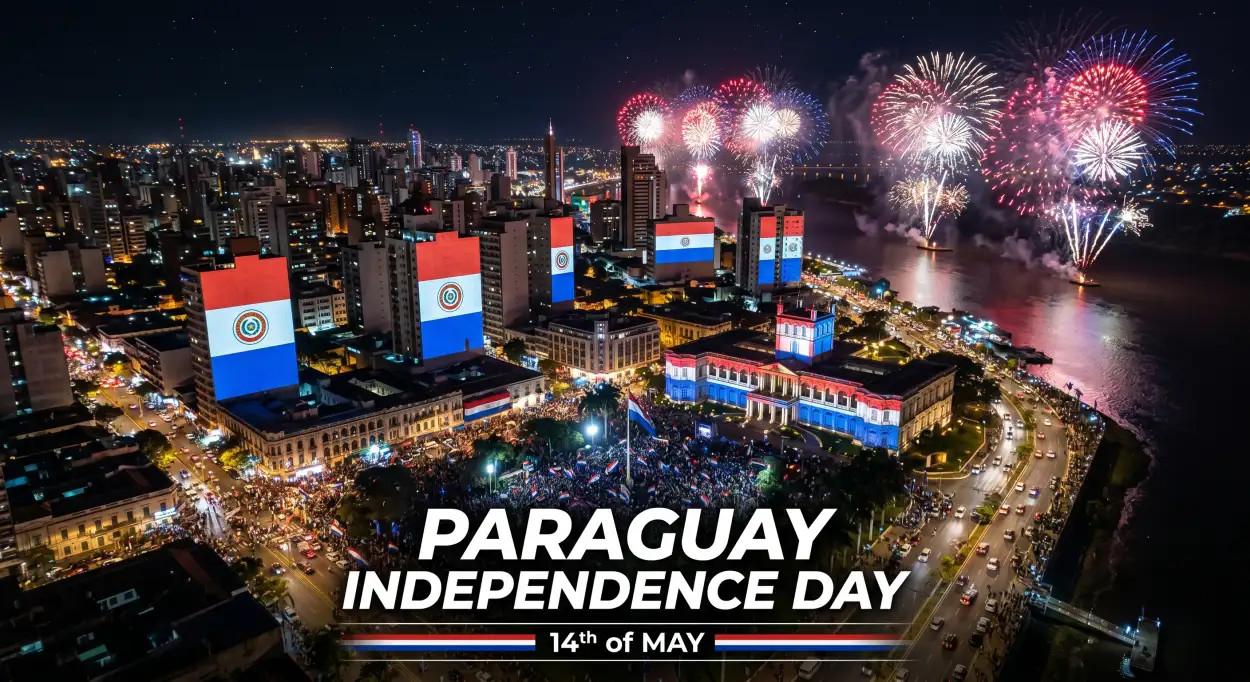Free Download Paraguay Independence Day 2026 High Resolution Images - High Quality Paraguay Independence Day 2026 Wishes Image