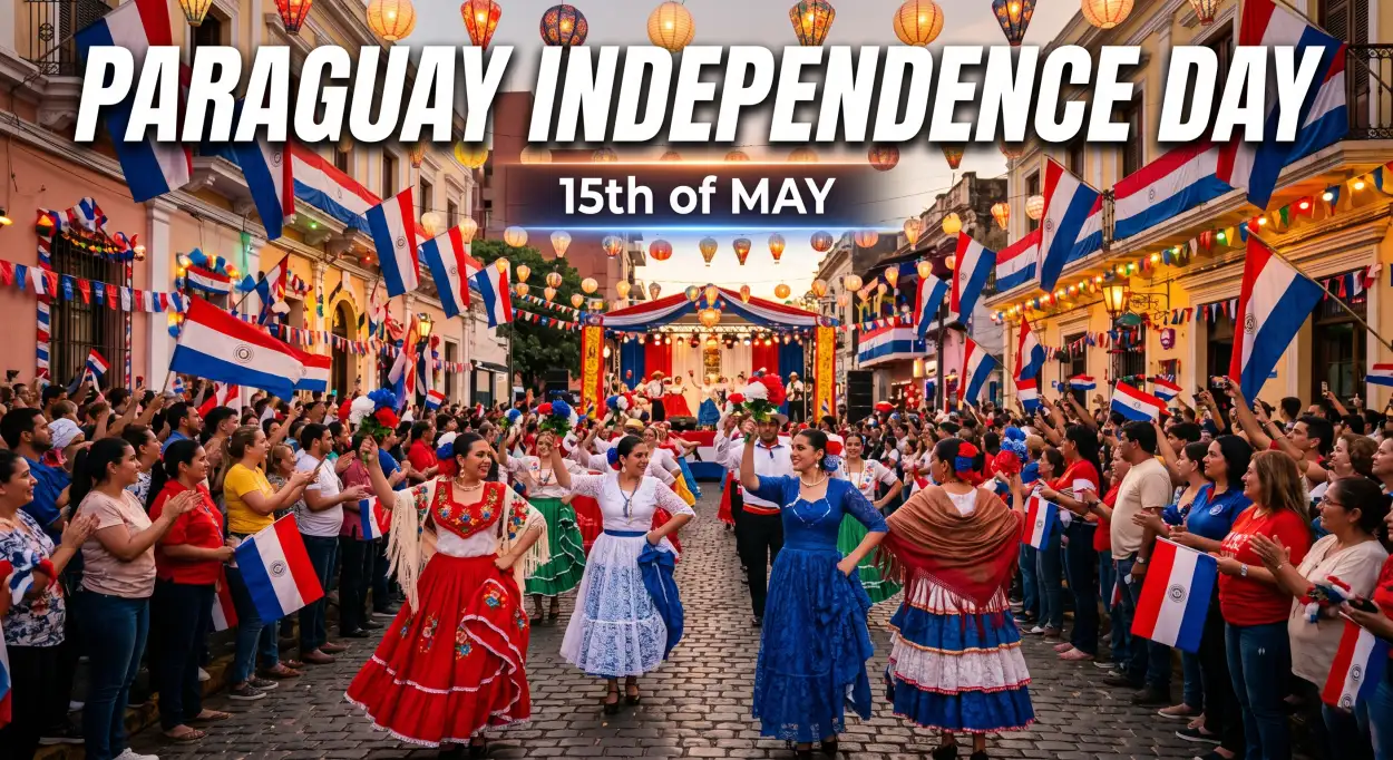 Free Download Paraguay Independence Day 2026 Trending Social Media Keywords - High Quality Paraguay Independence Day 2026 Wishes Image