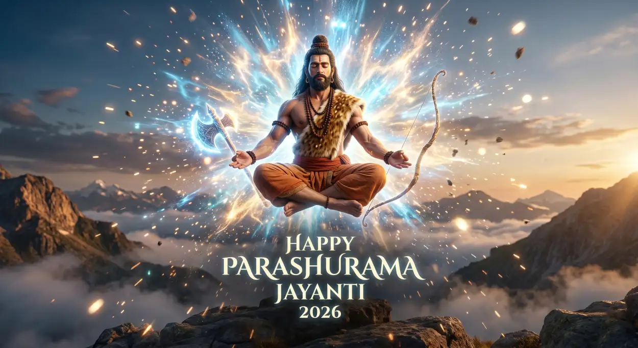Free Download Parashurama Jayanti 2026 Ai Generated Images - High Quality Happy Parashurama Jayanti Wishes 2026 Image