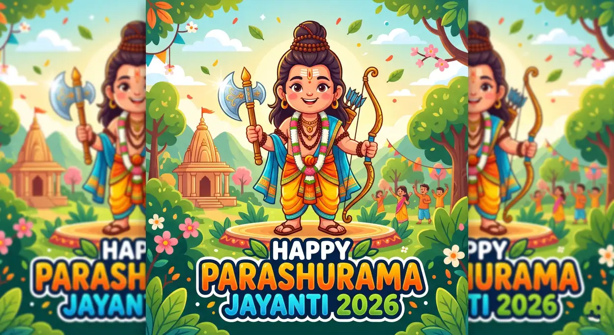 Free Download Parashurama Jayanti 2026 Greeting Messages - High Quality Happy Parashurama Jayanti Wishes 2026 Image