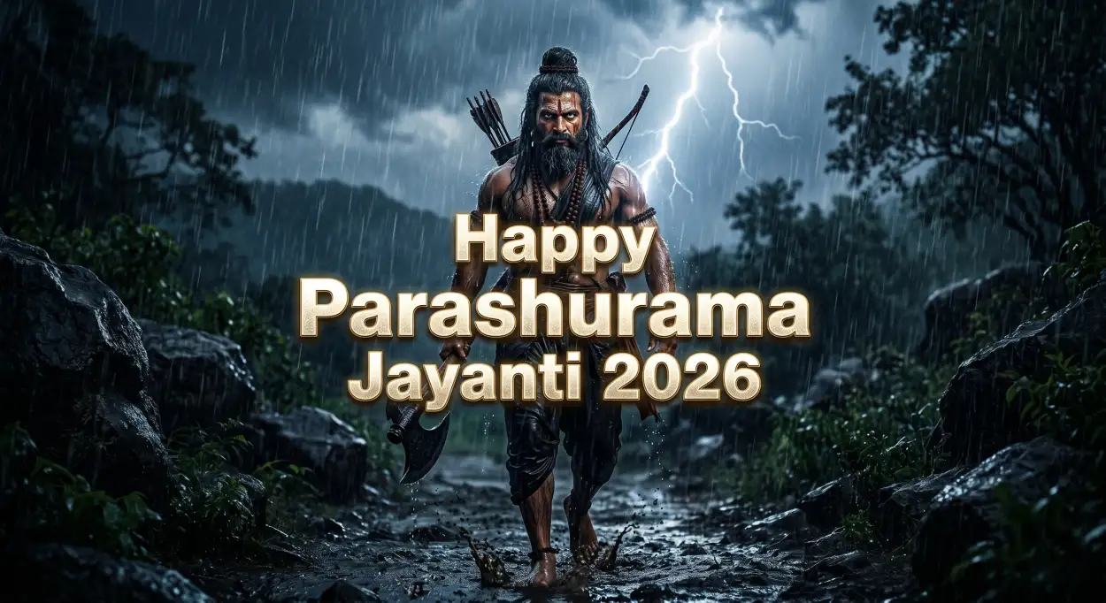 Free Download Parashurama Jayanti 2026 Wishes Creative Images - High Quality Happy Parashurama Jayanti Wishes 2026 Image