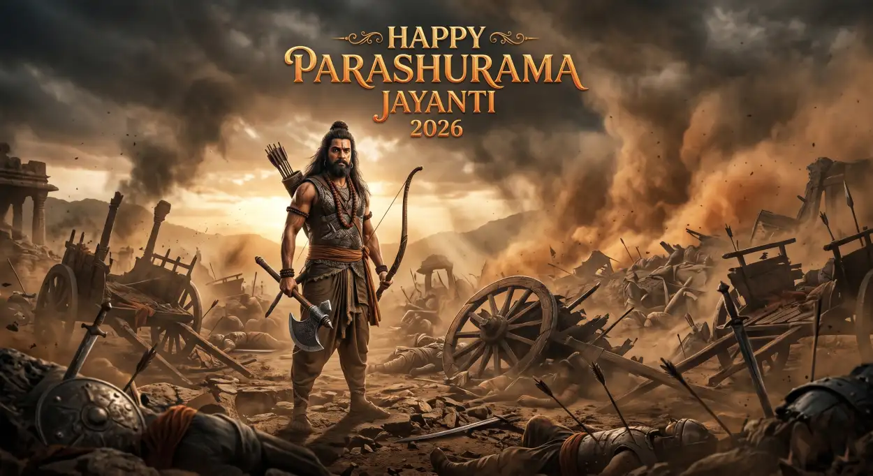 Free Download Parashurama Jayanti Poster Hd 2026 Free Download - High Quality Happy Parashurama Jayanti Wishes 2026 Image