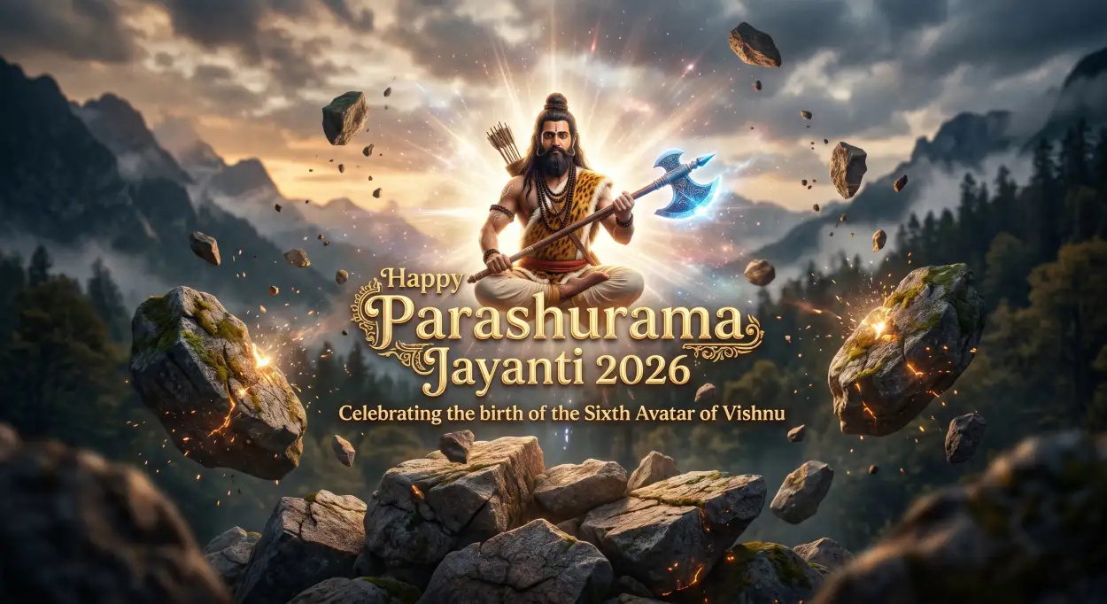 Free Download Parashurama Jayanti Story Status 2026 - High Quality Happy Parashurama Jayanti Wishes 2026 Image