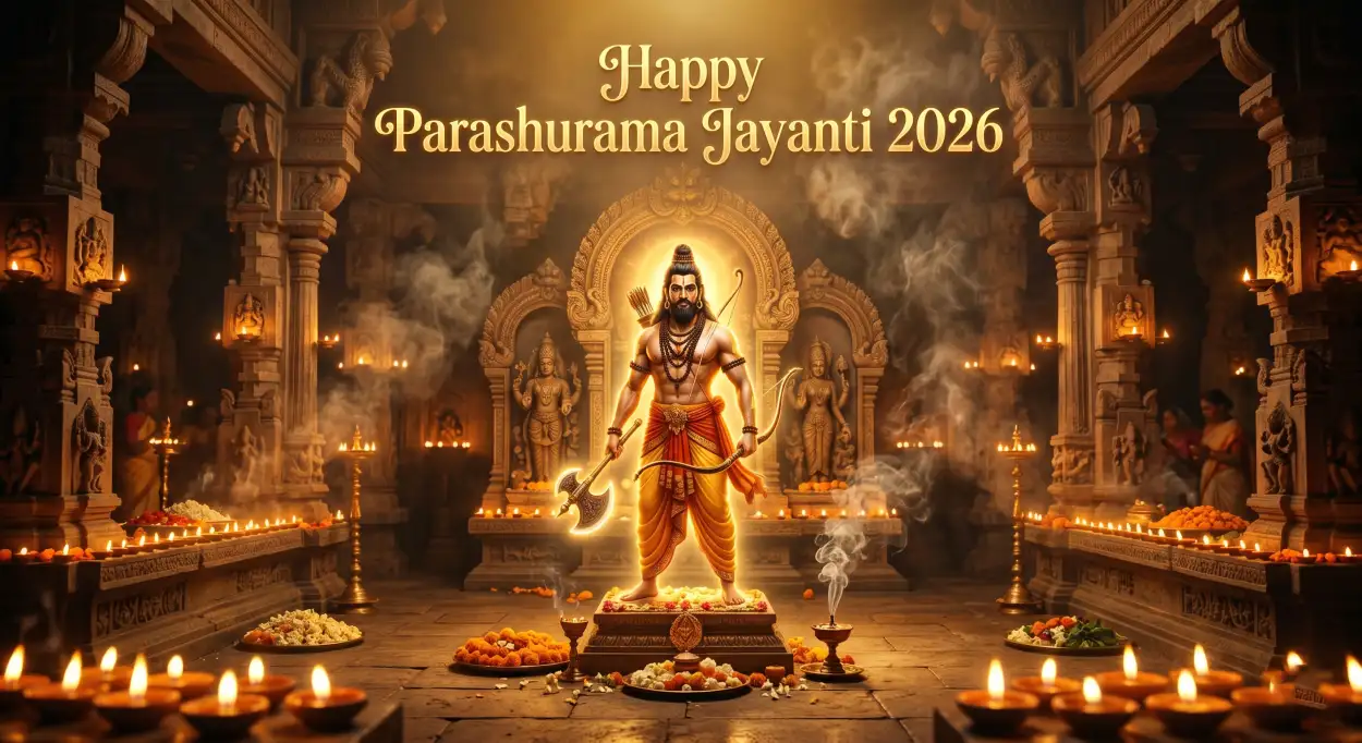 Free Download Parashurama Jayanti Wishes For Family 2026 - High Quality Happy Parashurama Jayanti Wishes 2026 Image