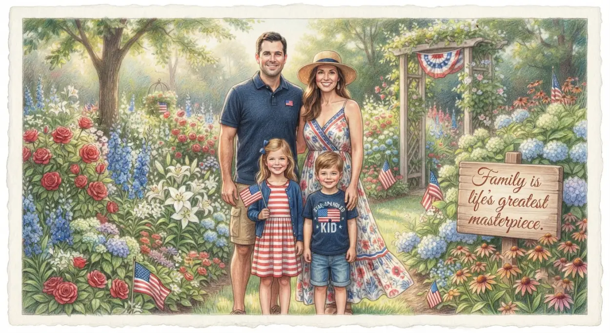 Free Download Parents Day Floral Greeting Card - High Quality American Parents Day 2026 Image