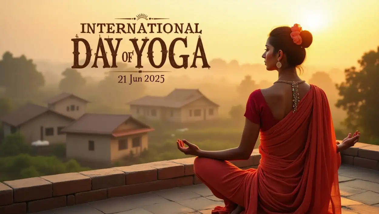 Free Download Peaceful Yogic Lifestyle Image For Yoga Day - High Quality Nternational Day Of Yoga 2025 Background