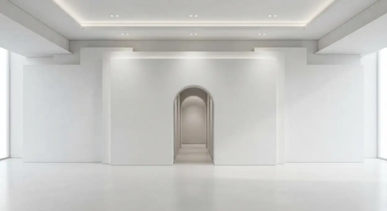 Free Download Plain White Background With Symmetrical Composition - High Quality Plain White Background Background Image