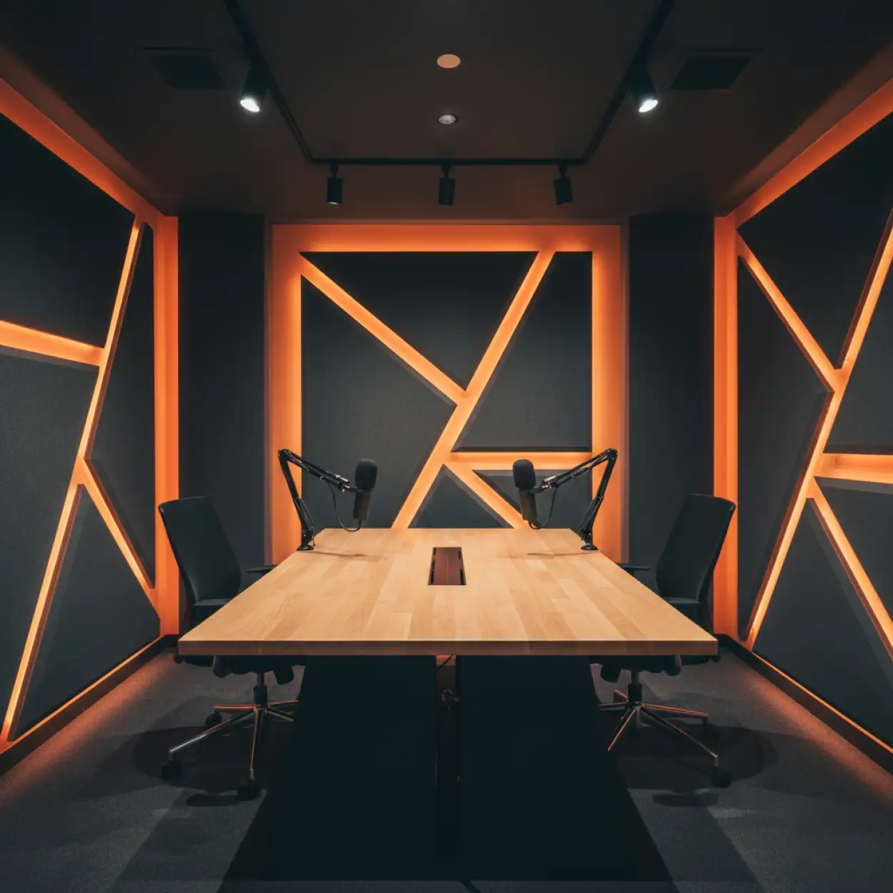 Free Download Podcast Studio Background Creative Wall Decor - High Quality Podcast Studio Background Background Image