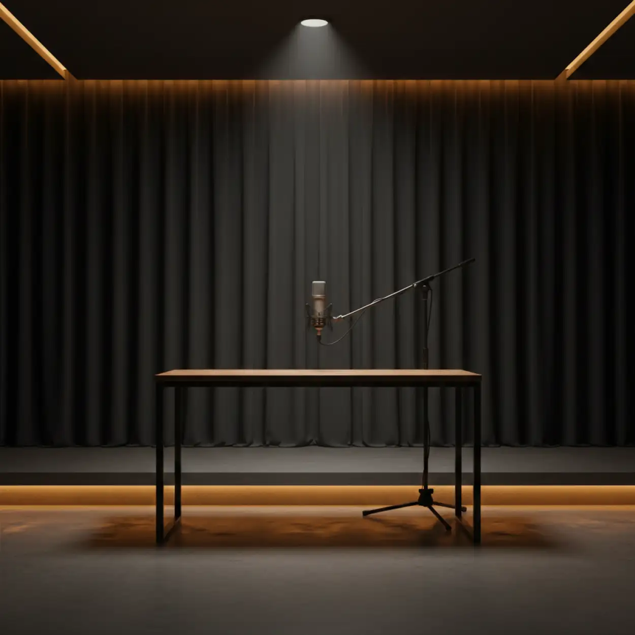 Free Download Podcast Studio Background Professional Lighting Setup - High Quality Podcast Studio Background Background Image