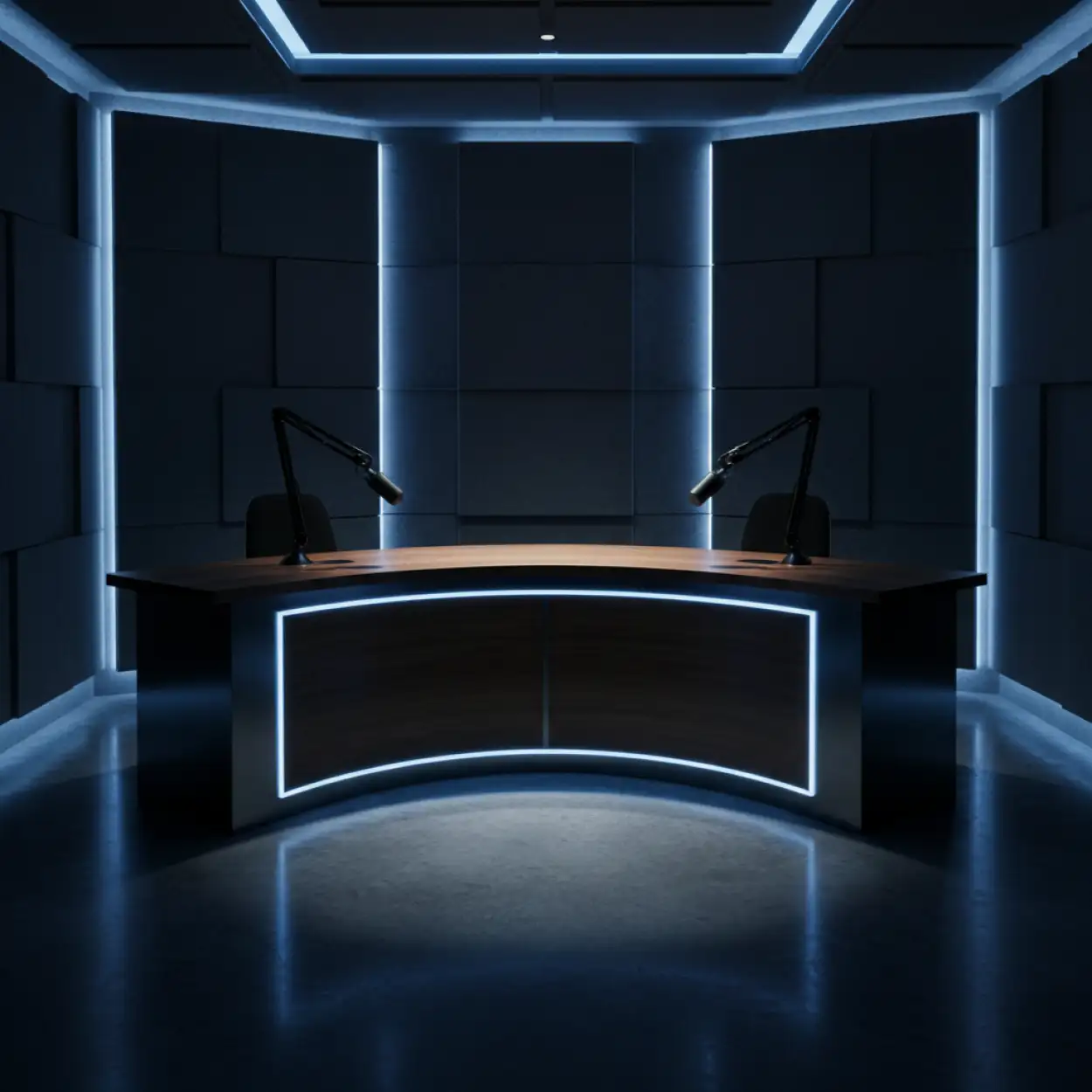 Free Download Podcast Studio Background Studio Interior Mockup - High Quality Podcast Studio Background Background Image