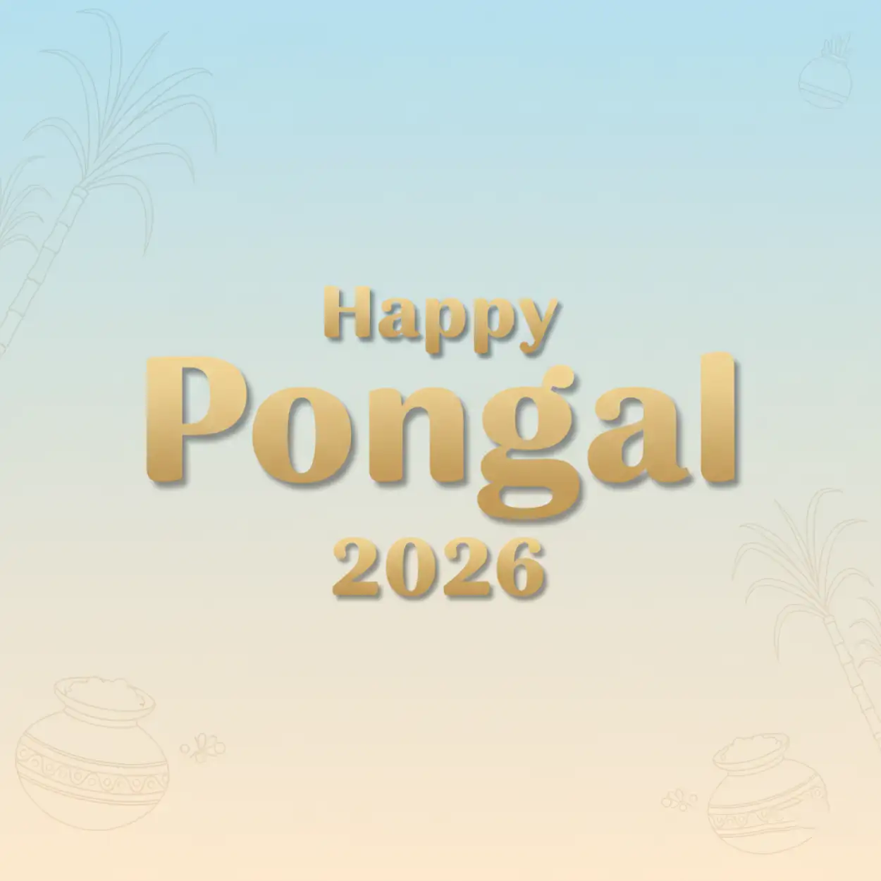Free Download Pongal Harvest Festival Wishes 2026 - High Quality Happy Pongal Wishes 2026 Background