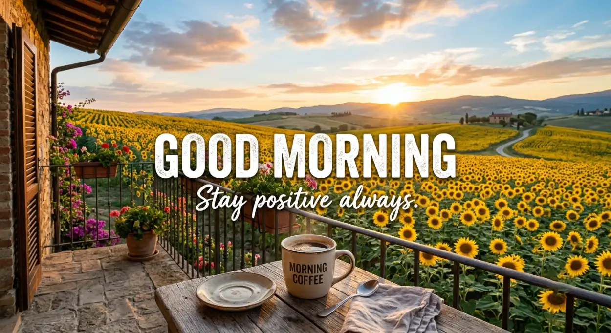 Free Download Positive Good Morning Coffee Wishes - High Quality Good Morning Coffee Image