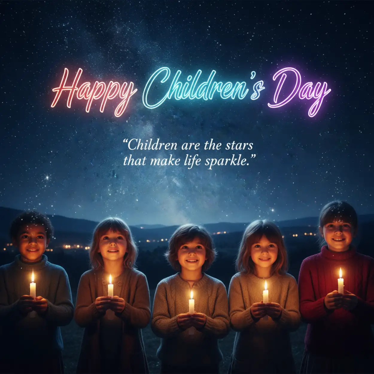 Free Download Positive Quotes For Childrens Day 2025 - High Quality Happy Childrens Day Quotes Background
