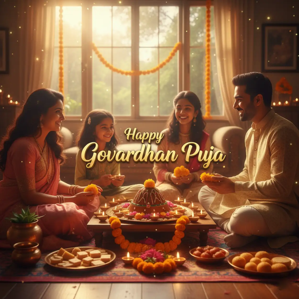 POV Shot Of Offering Sweets To Krishna Idol - Royalty Free Happy Govardhan Puja 2025 Image | Pngmagic Free Download POV Shot Of Offering Sweets To Krishna Idol - High Quality Happy Govardhan Puja 2025 Background