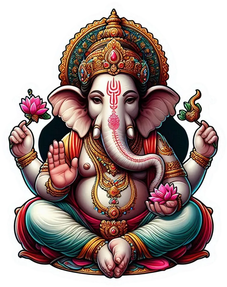 Free Download Premium Ganesha Png For Ganesh Chaturthi Celebration Posts - High Quality Ganesha Png Transparent PNG